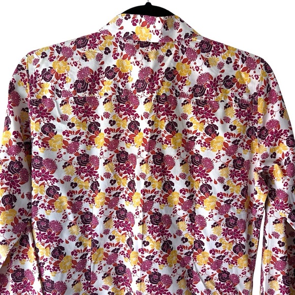 EDDIE BAUER | NWOT WRINKLE RESISTANT STRETCH BUTTON UP FLORAL SHIRT | SZ: SMALL - Picture 7 of 9